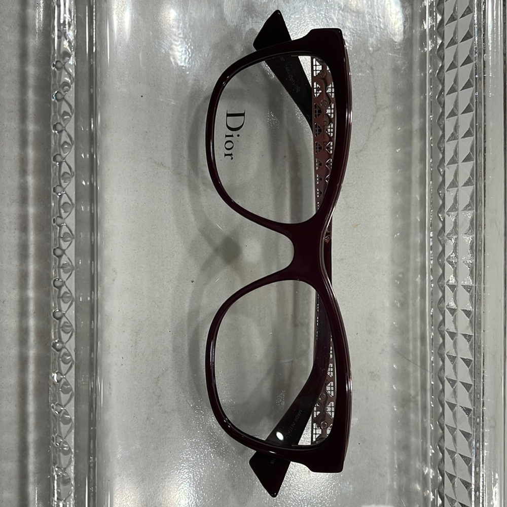 New with tags Diorama Optical Lenses Color Deep pink mauve metallic arms